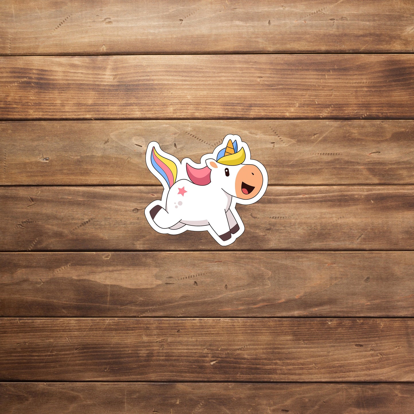 Unicorn  Illustration  Sticker,  Vinyl sticker, laptop sticker, Tablet sticker