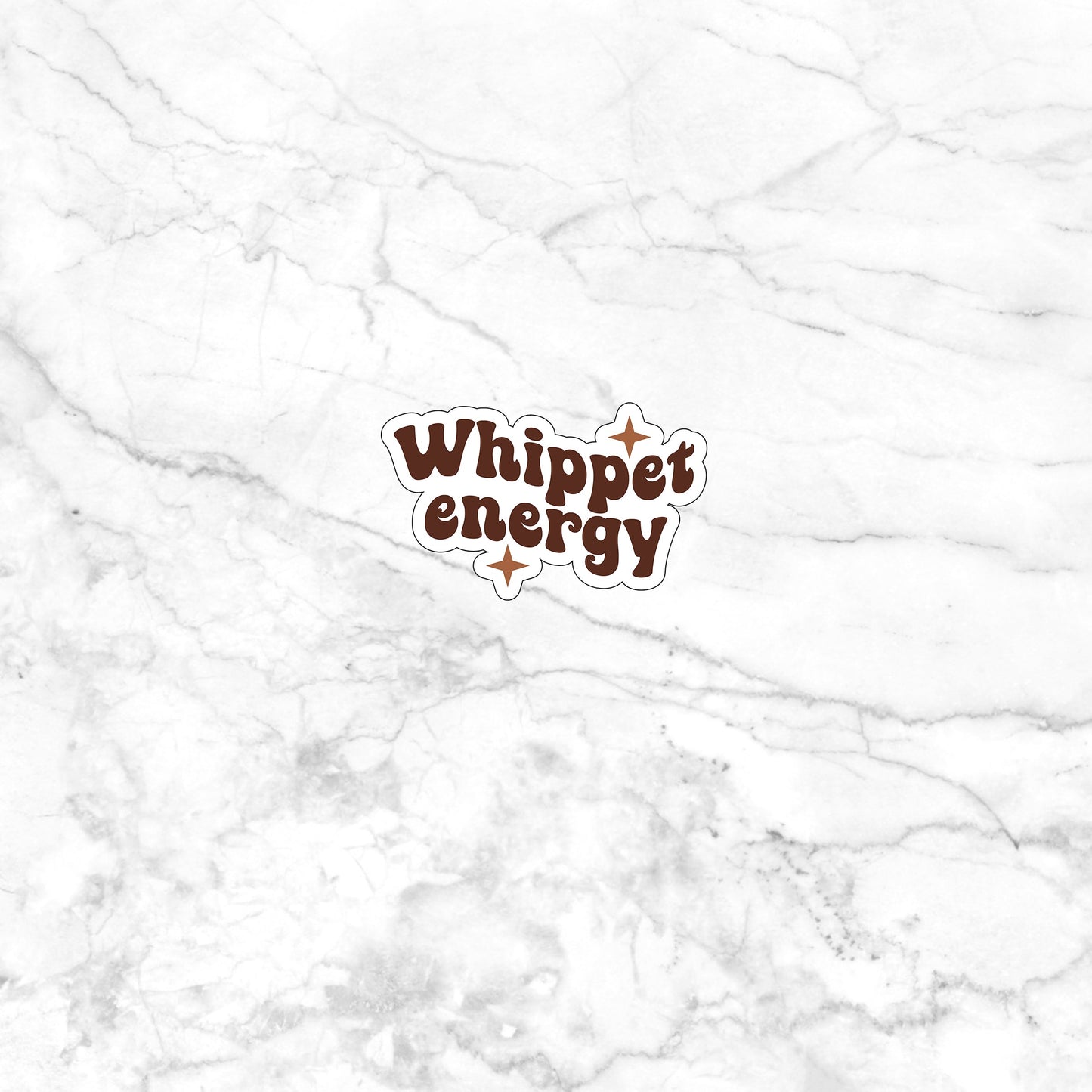 Whippetenergy Sticker, Vinyl sticker, laptop sticker, Tablet sticker
