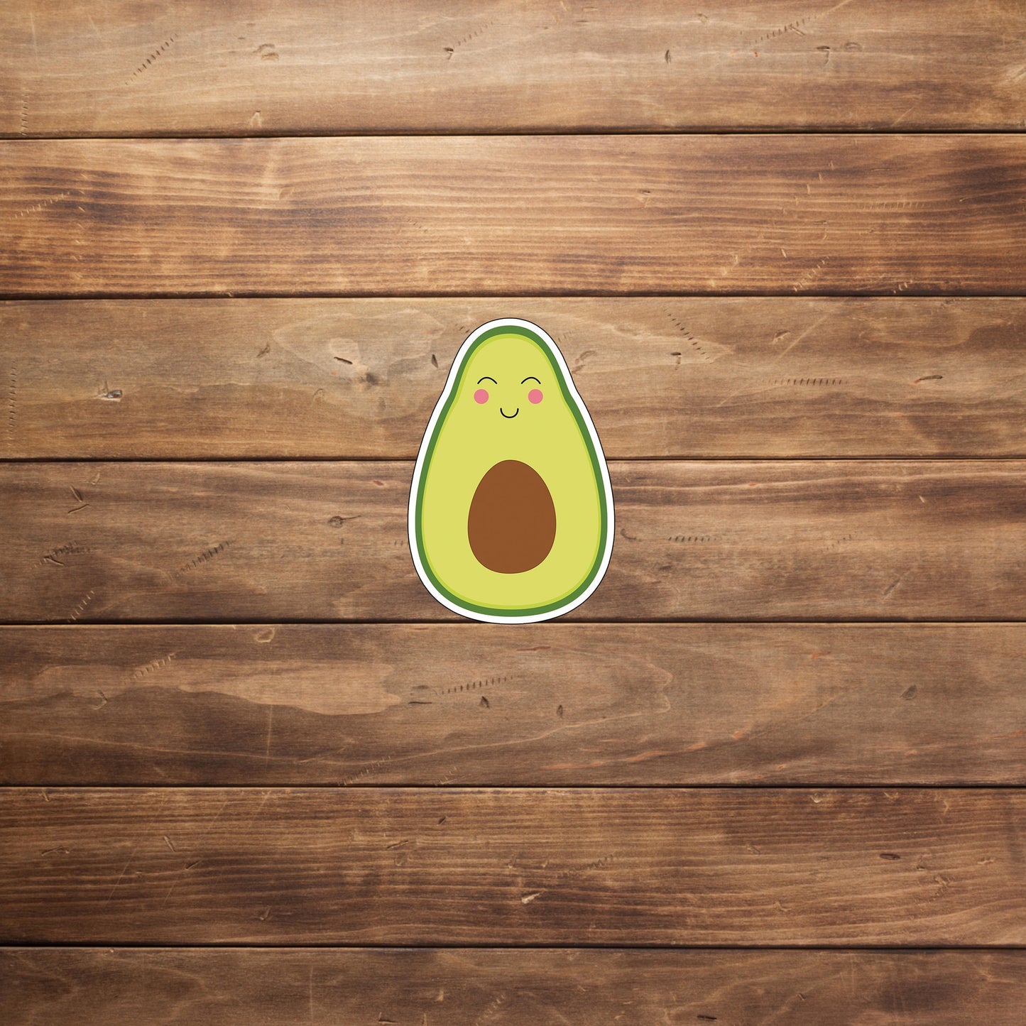 Fruit and Veg Stickers, avocado sticker