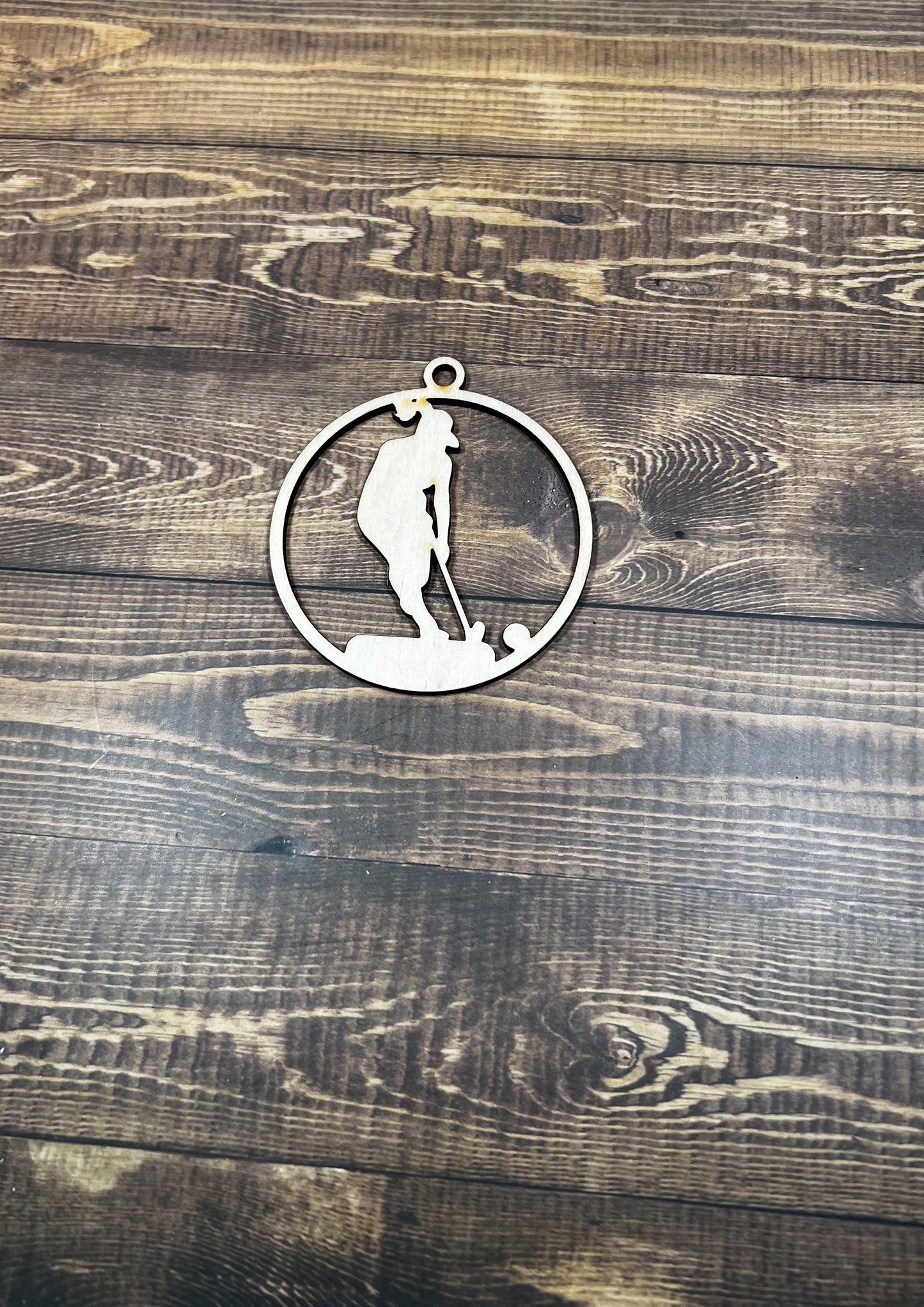 Field Hockey Ornament, Wooden Sports Ornament, Sports Ornament, Engraved Ornament, Laser Engraved Wood Ornament