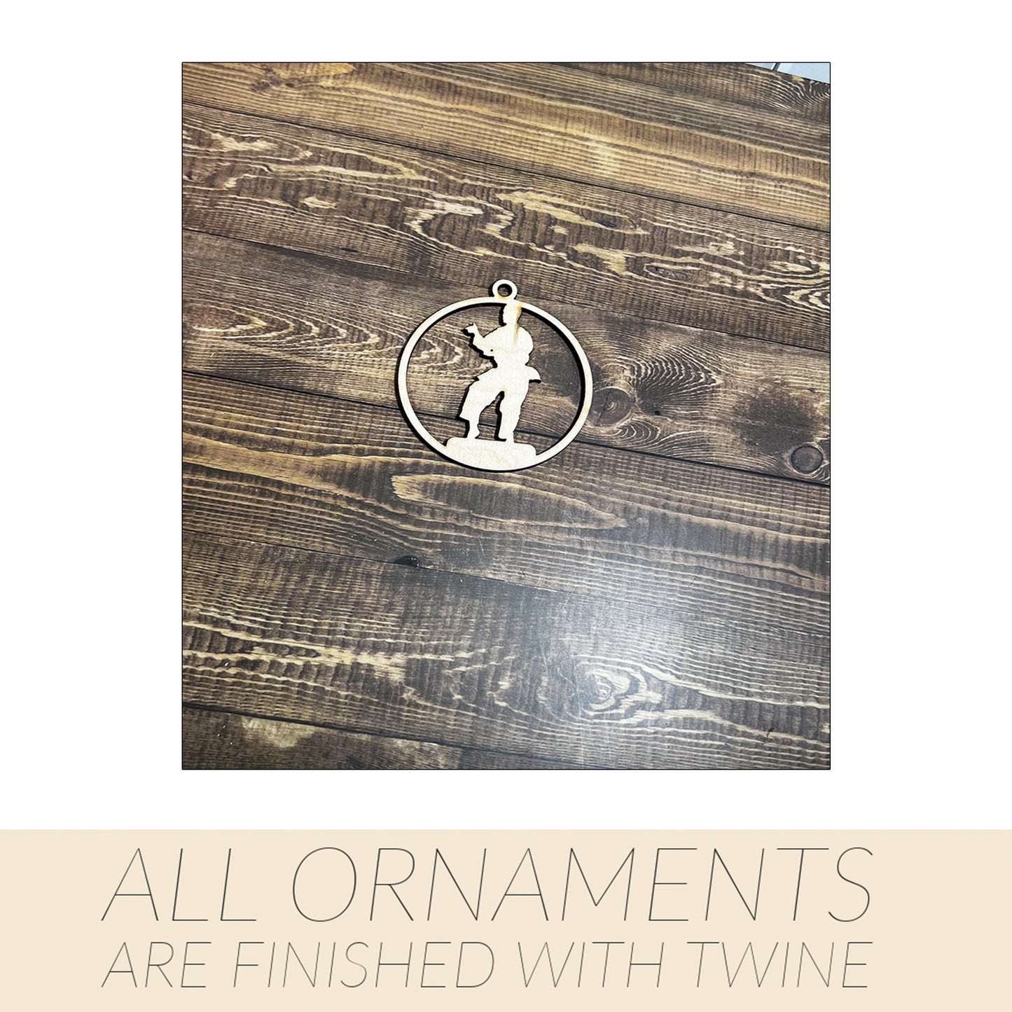 Karate Ornament, Wooden Sports Ornament, Sports Ornament, Engraved Ornament, Laser Engraved Wood Ornament