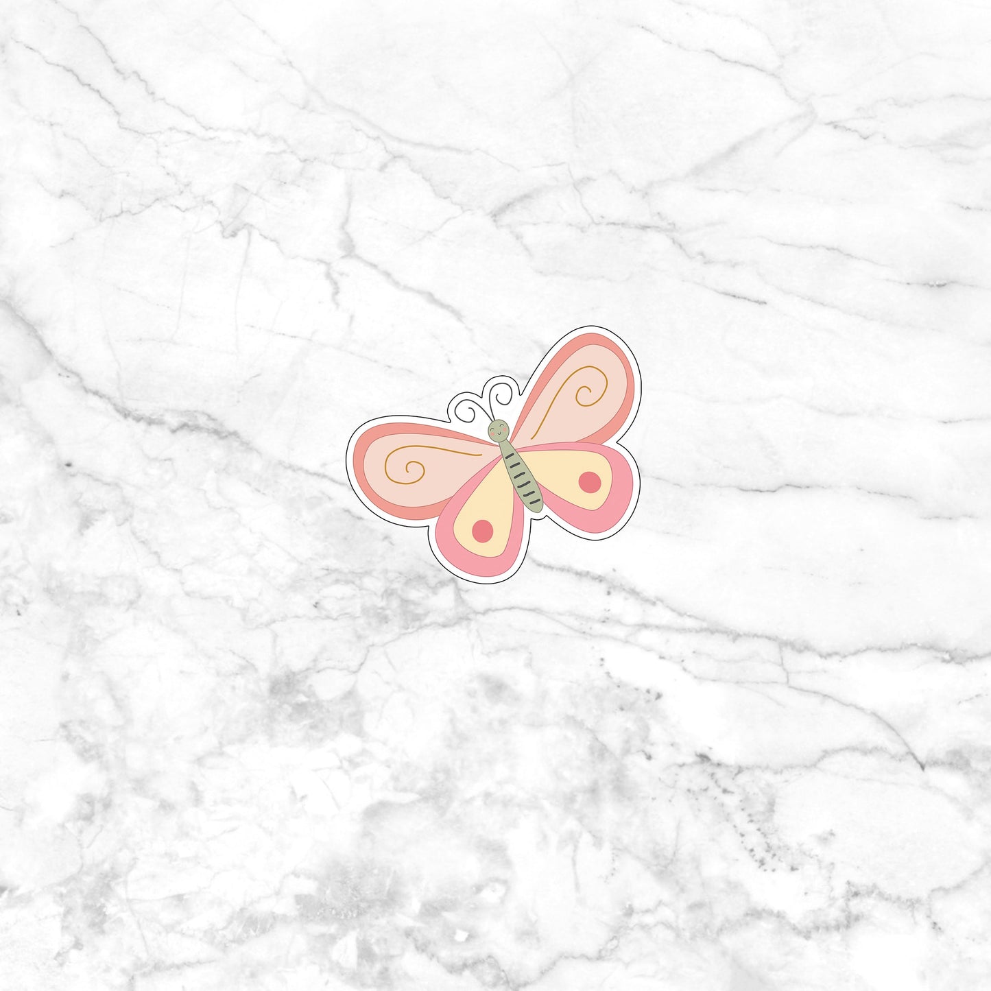 butterfly sticker