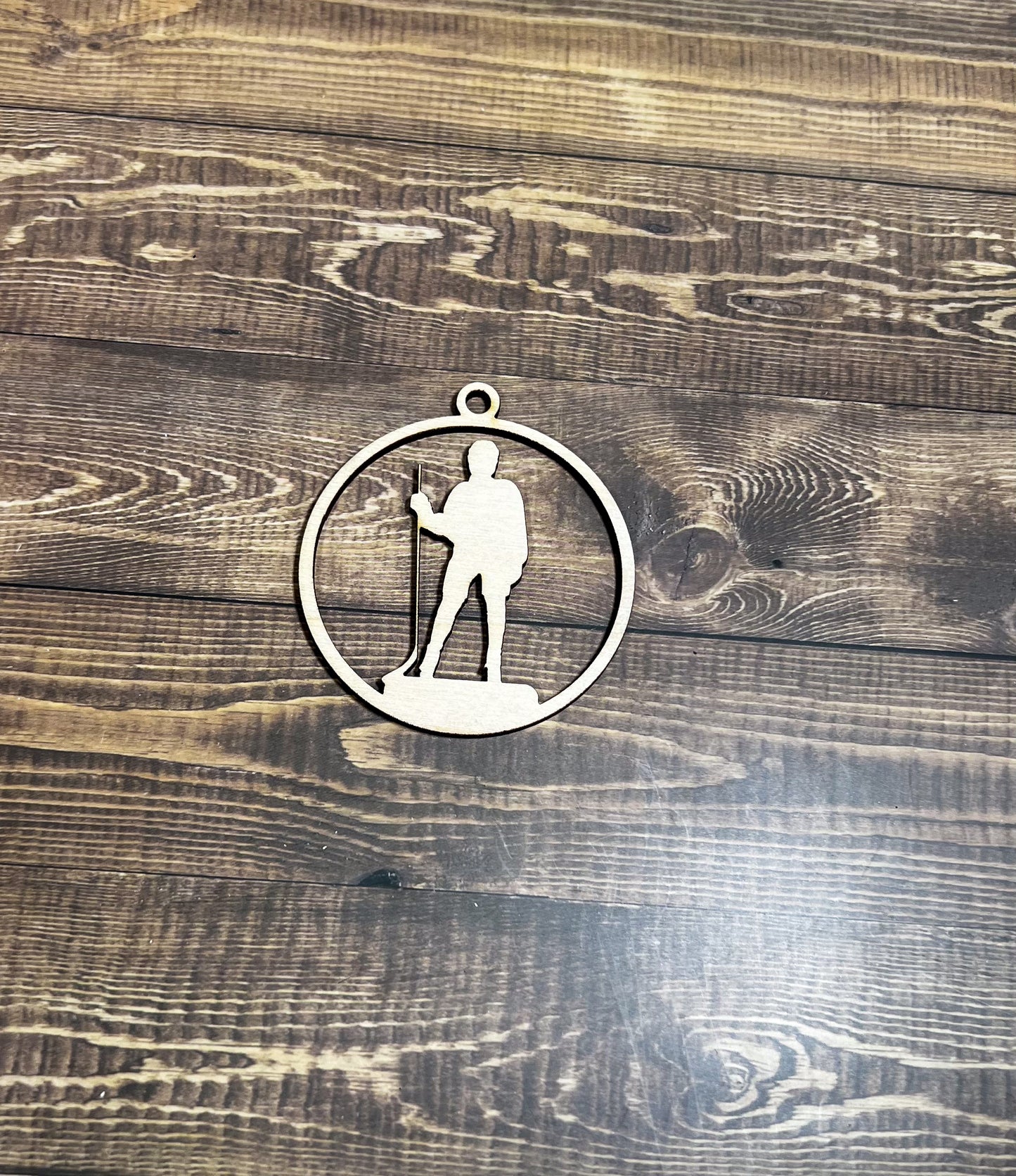 Hockey Ornament, Wooden Sports Ornament, Sports Ornament, Engraved Ornament, Laser Engraved Wood Ornament