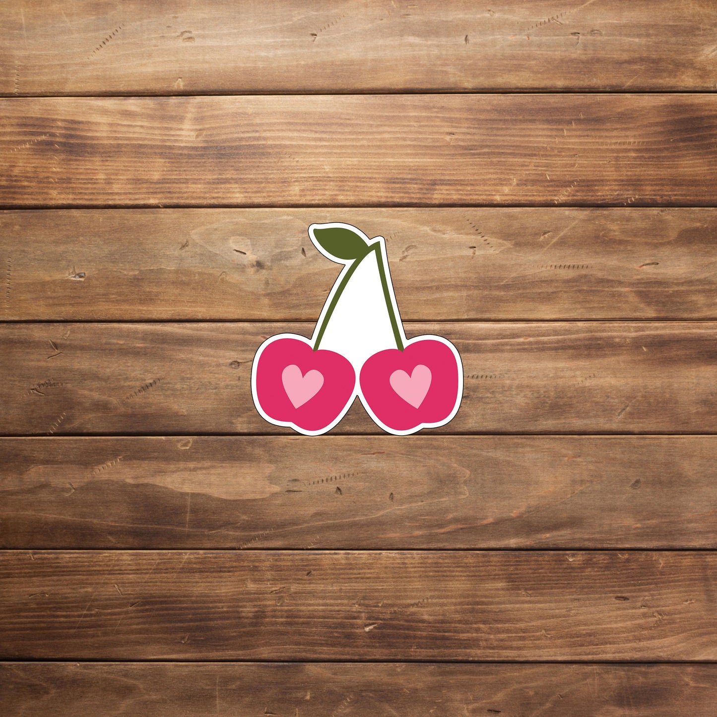 Pink Theme Stickers, cherries sticker