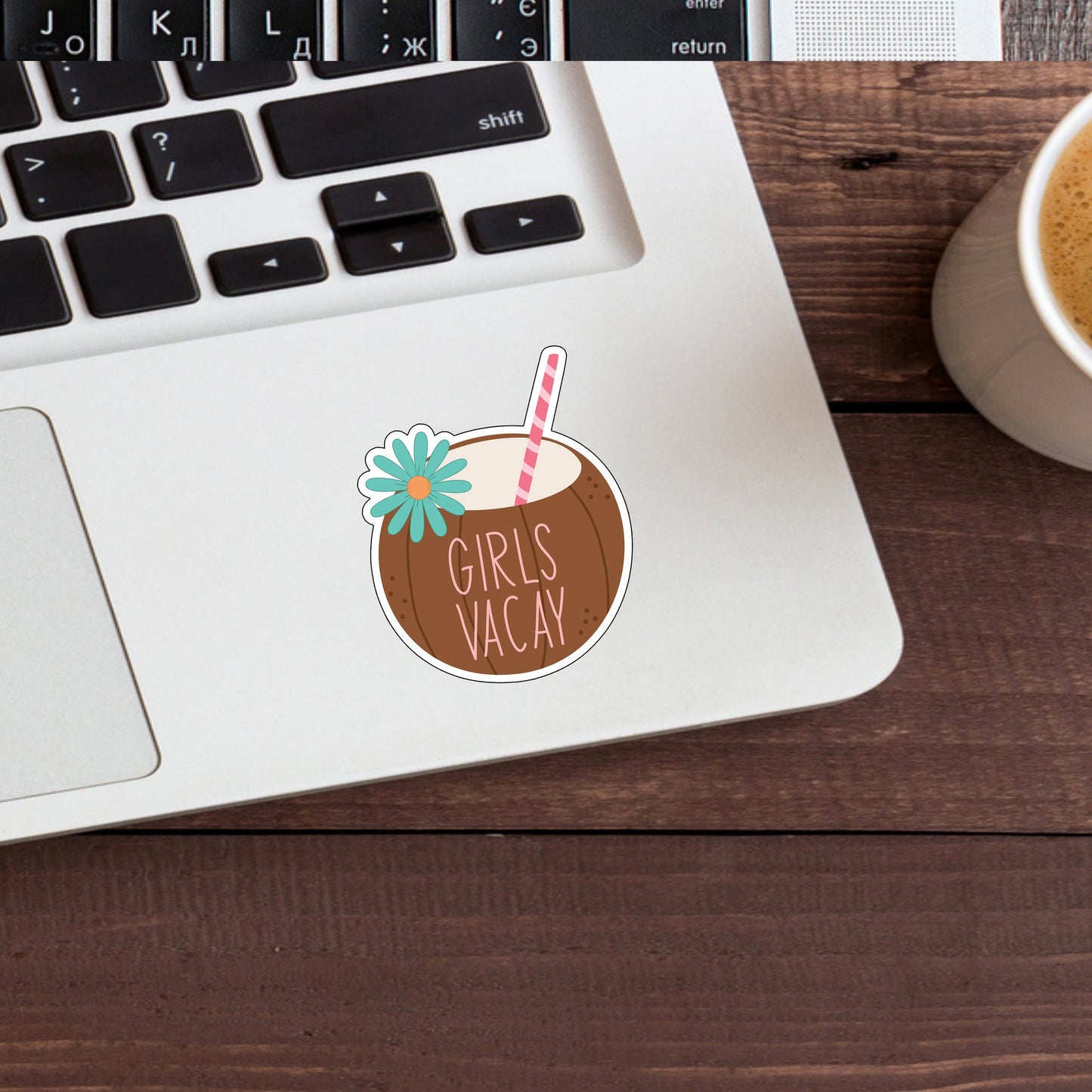 coconut sticker Sticker