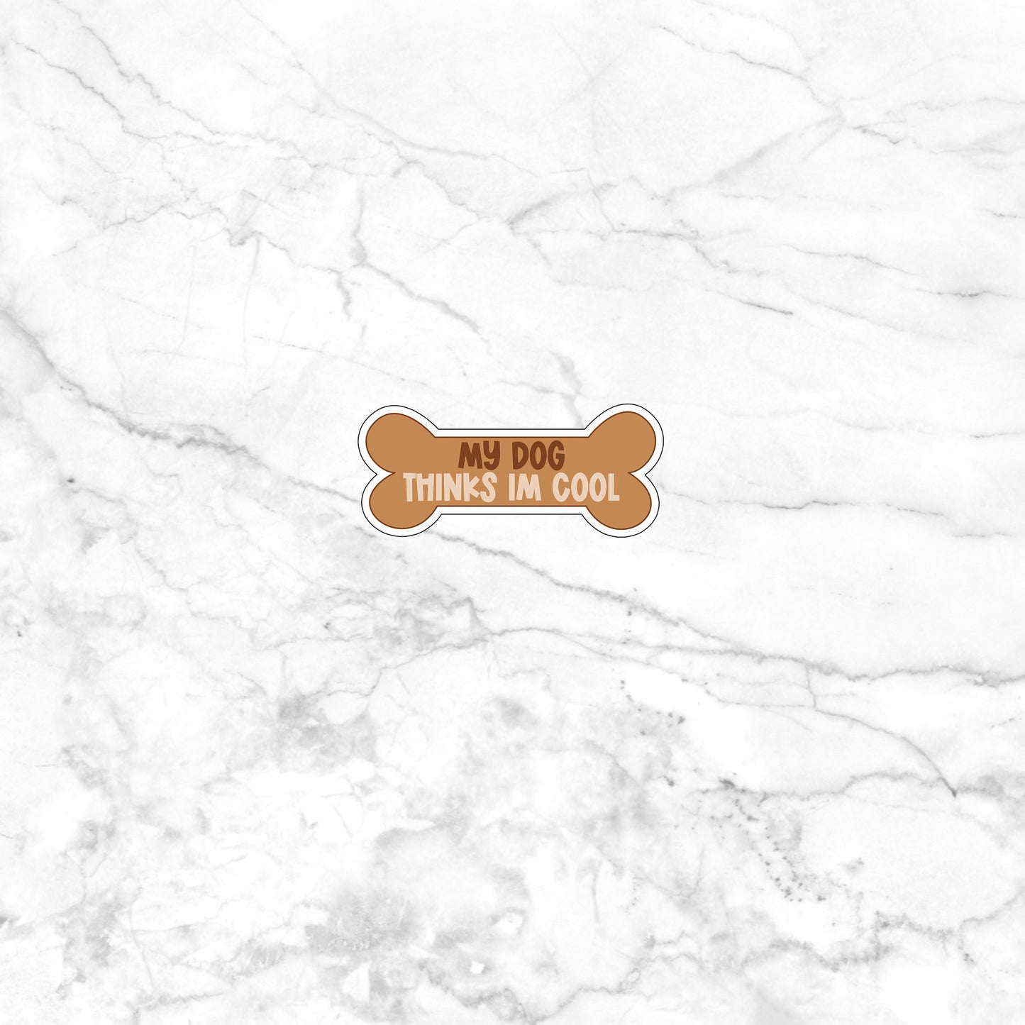 dog bone sticker Sticker