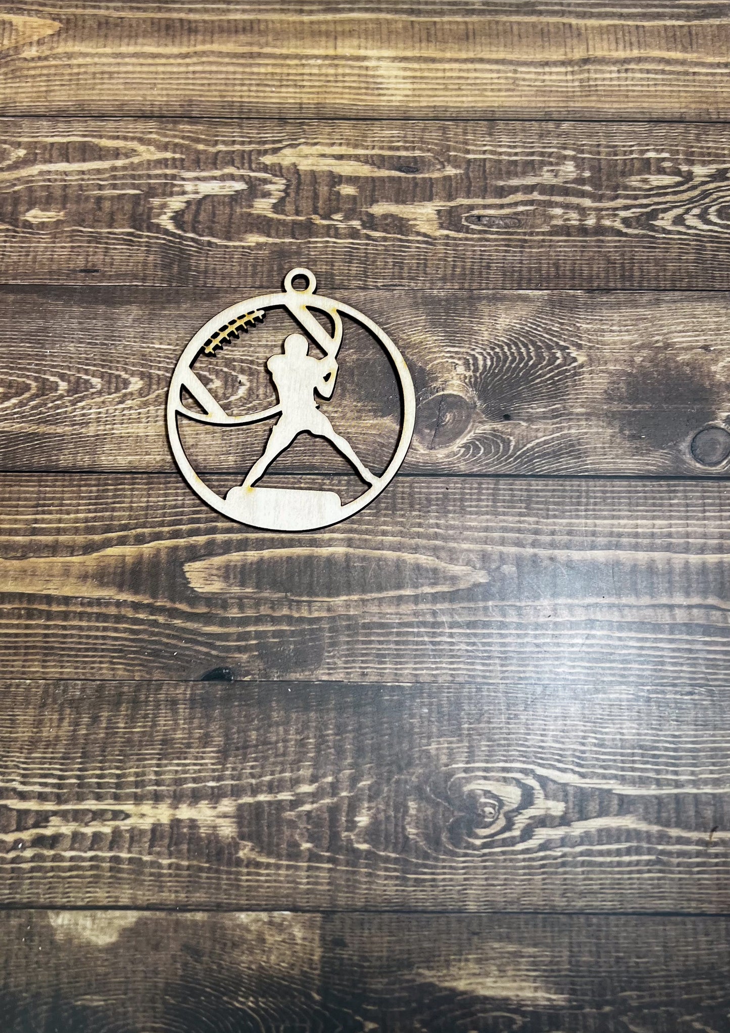 Gymnastic Ornament, Football Ornament, Wooden Sports Ornament, Sports Ornament, Engraved Ornament, Laser Engraved Wood Ornament