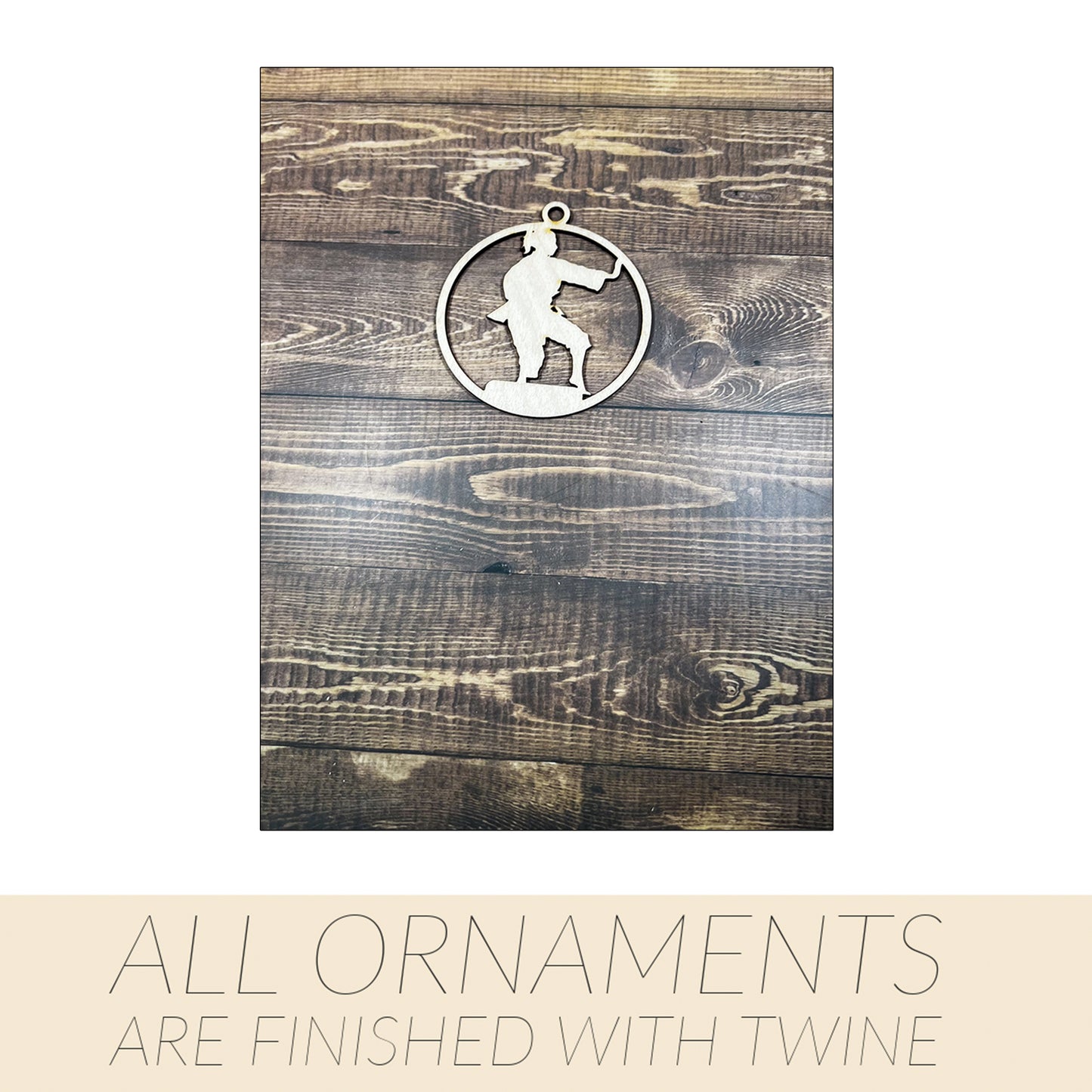Karate Ornament, Wooden Sports Ornament, Sports Ornament, Engraved Ornament, Laser Engraved Wood Ornament