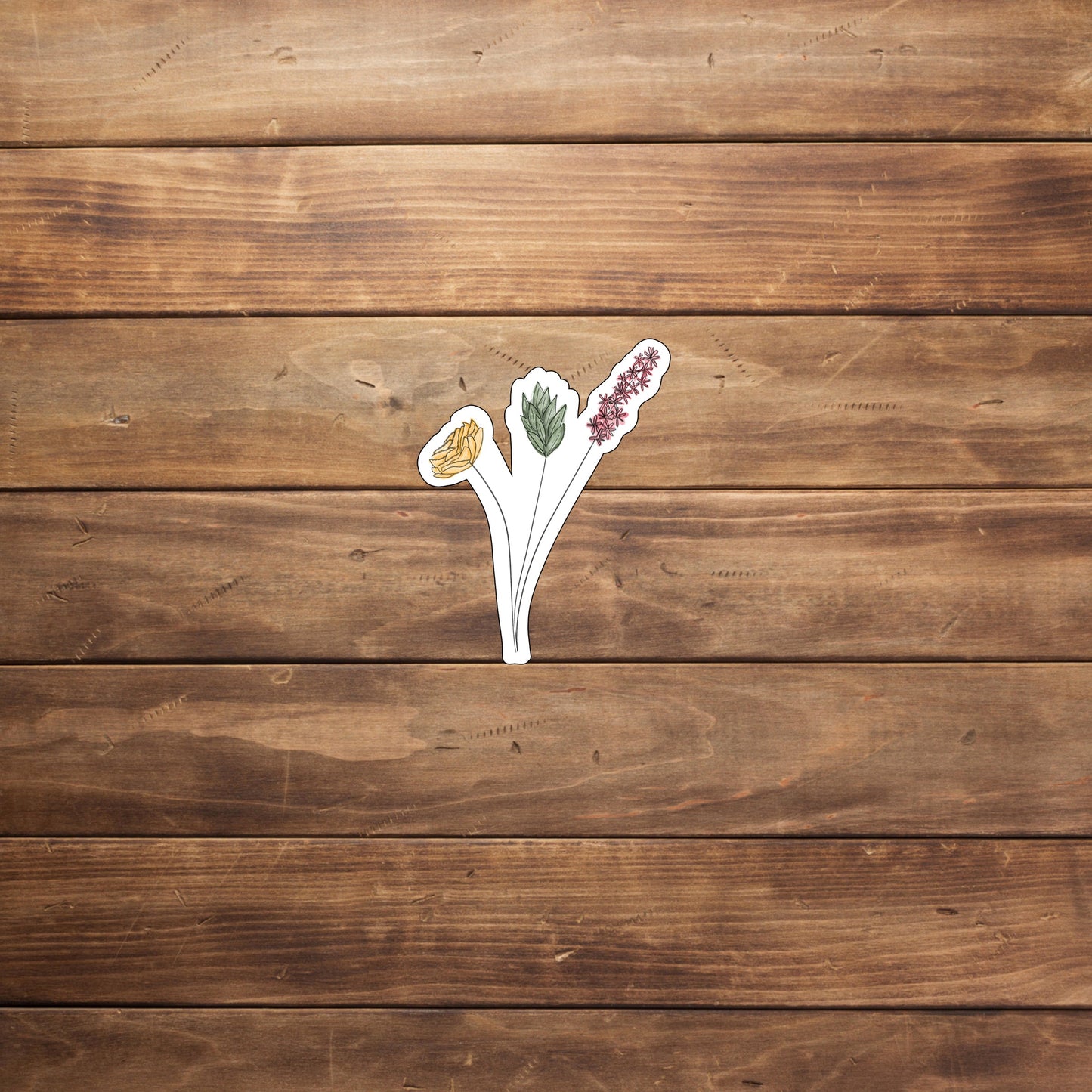 flowers yellow Sticker