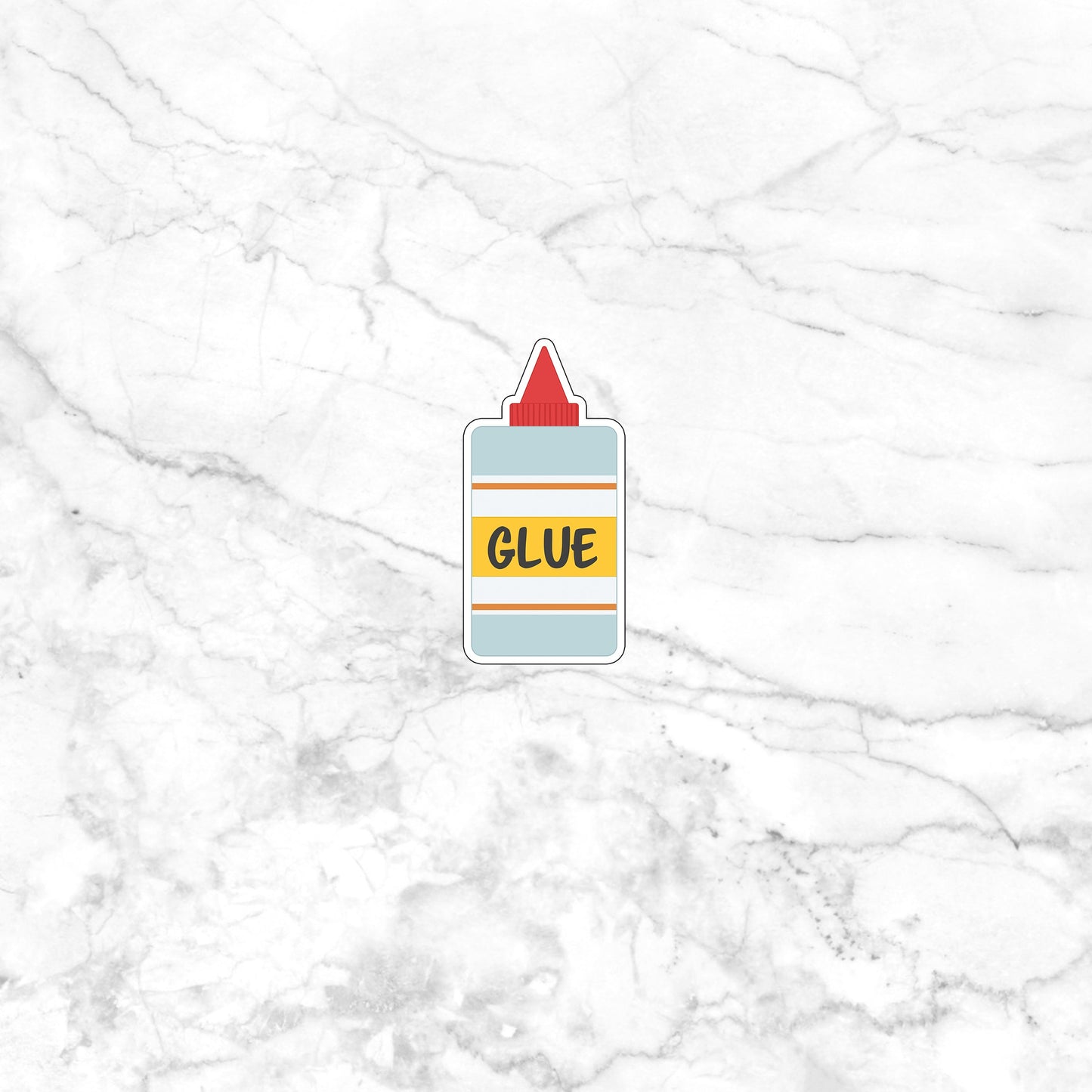 School Sticker,  glue-sticker