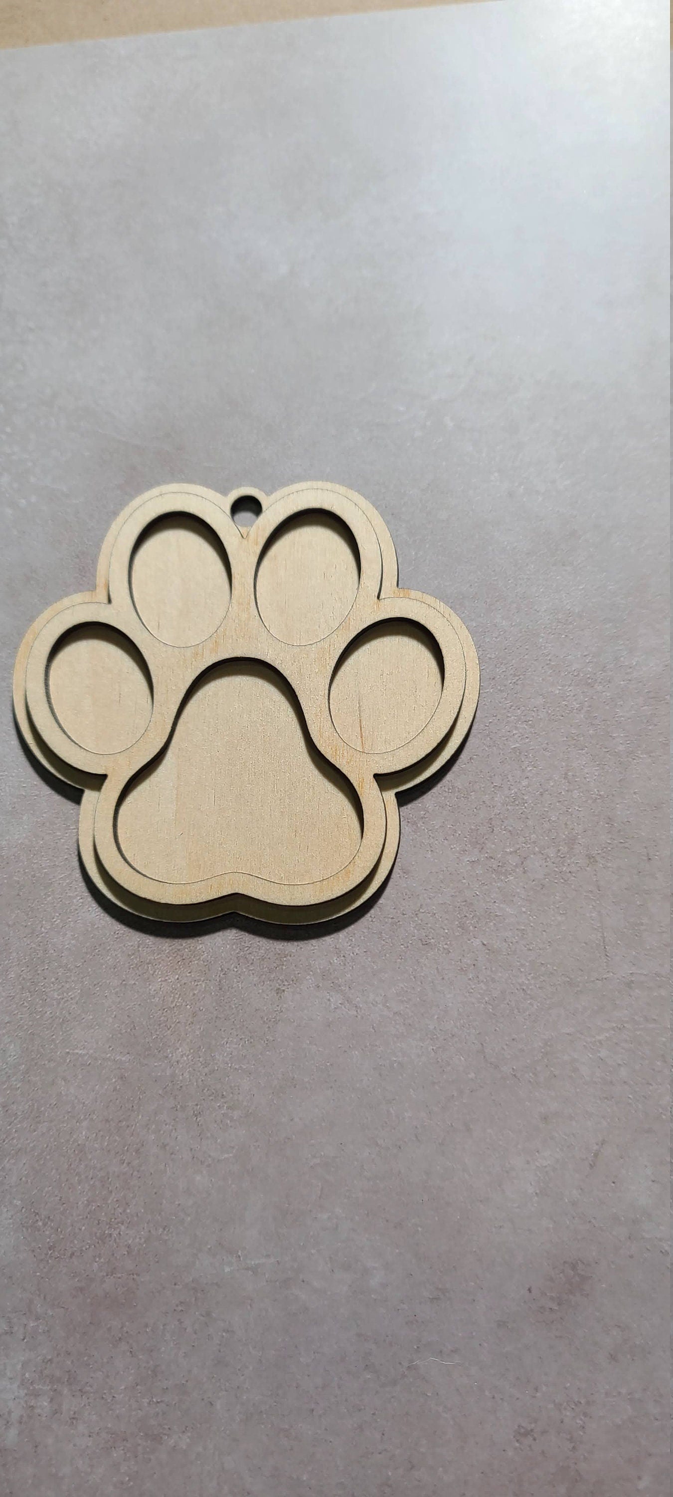 Personalized Dog Paw Ornament - Custom Pet Ornament for Furry Friends
