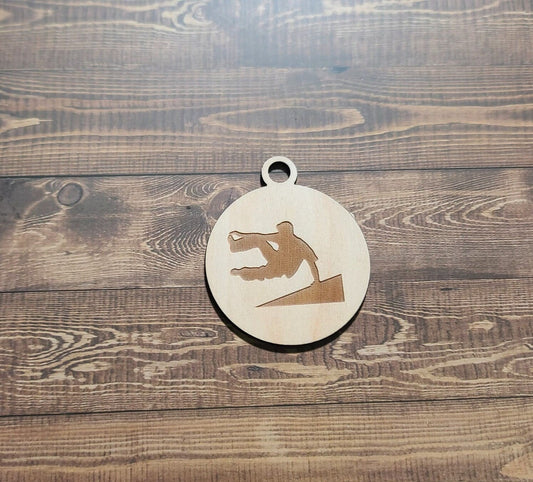 Parkour Ornament, Laser Engraved Ornament, Parkour Lover