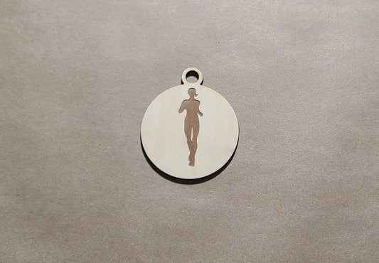 Running Ornament, Laser Engraved Ornament, Running Lover , Woman Runner