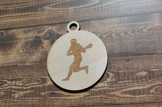 Lacrosse Ornament, Laser Engraved Ornament, Lacrosse Lover