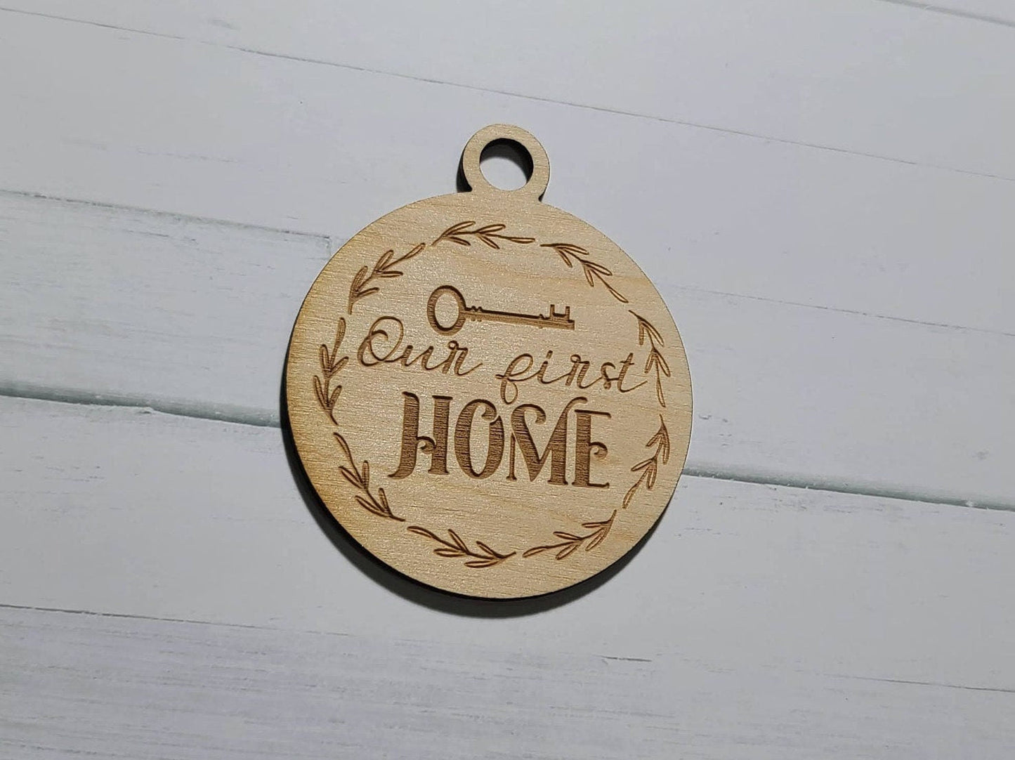 Our First Home Christmas Ornament, Celebration Ornament, Wooden Ornament