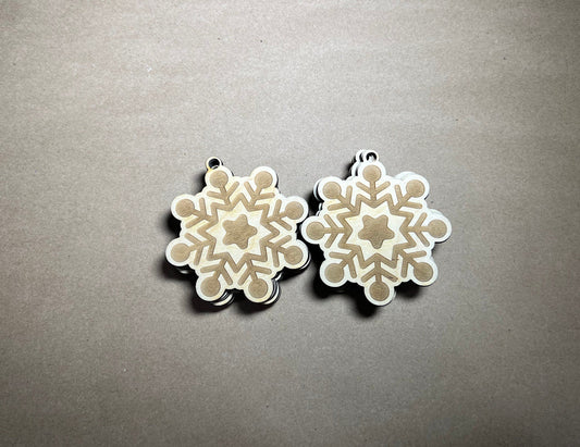 Snowflake Ornament in Bulk , Classroom project, Bulk Gift Ornament