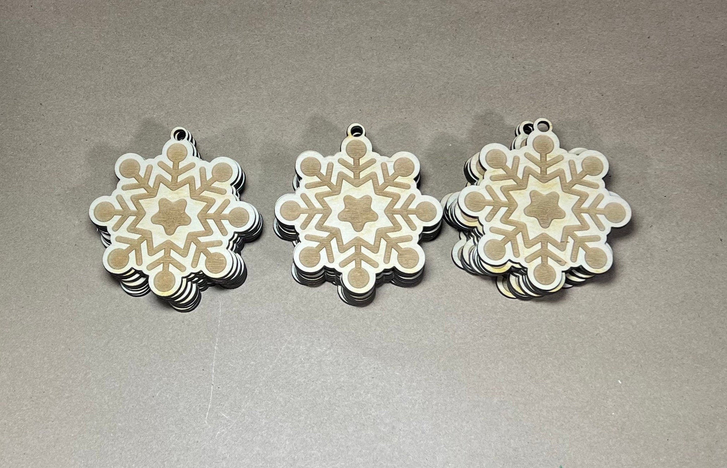 Snowflake Ornament in Bulk , Classroom project, Bulk Gift Ornament
