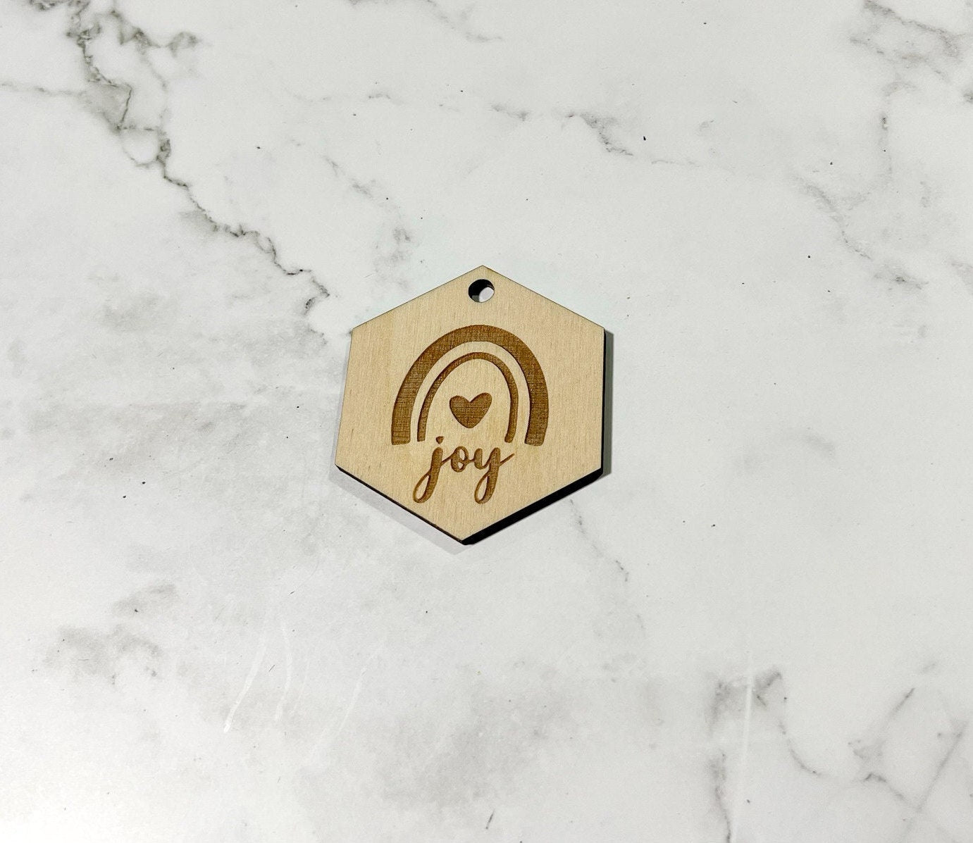 Joy Keychain ,  Inspirational Keychain ,, Custom Bag Tag , Laser Engraved Keychain