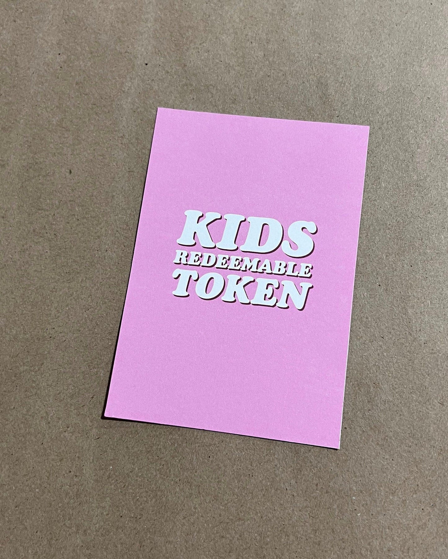 Reward Token , Redeemable Token , Easter Egg Stuffer , Chore Reward , Non Candy Gift