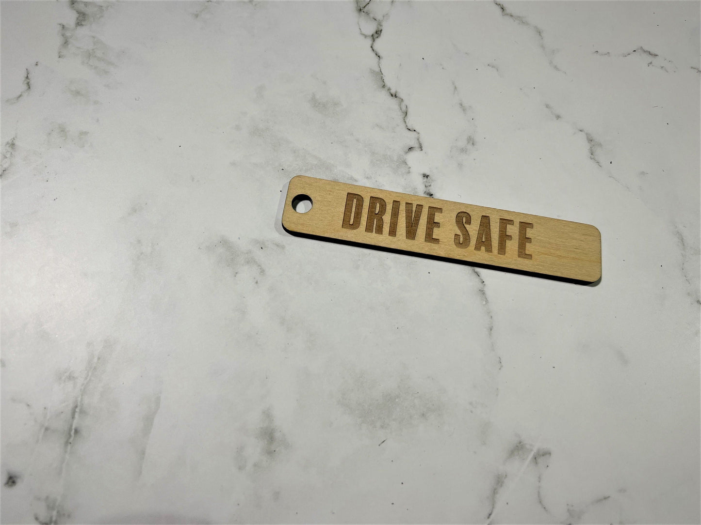 Drive Safe Keychain | Wooden Keychain | Laser Engraved | Gift| Husband | Wife | Daughter | Son | New Driver