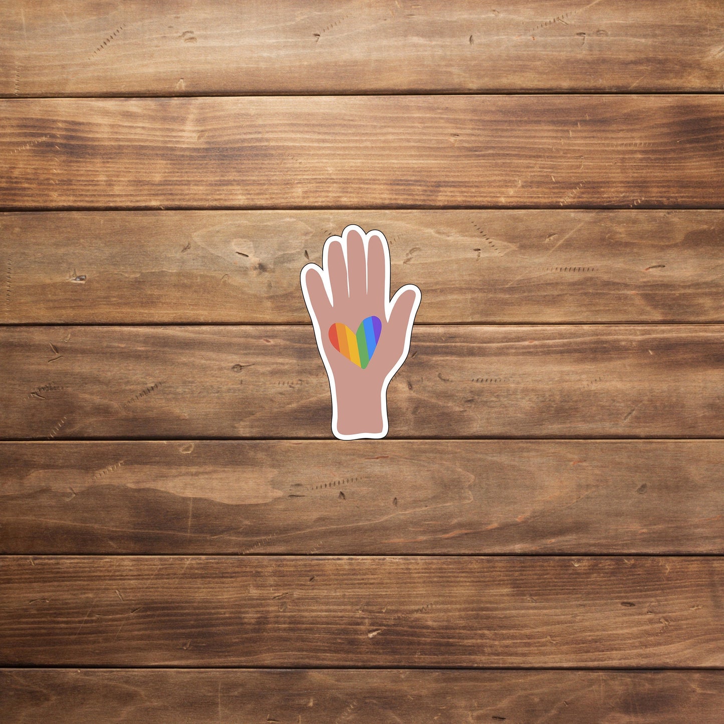 Rainbow Sticker Pride Rainbow Sticker , Rainbow Heart Sticker, Sticker,Vinyl sticker, laptop sticker