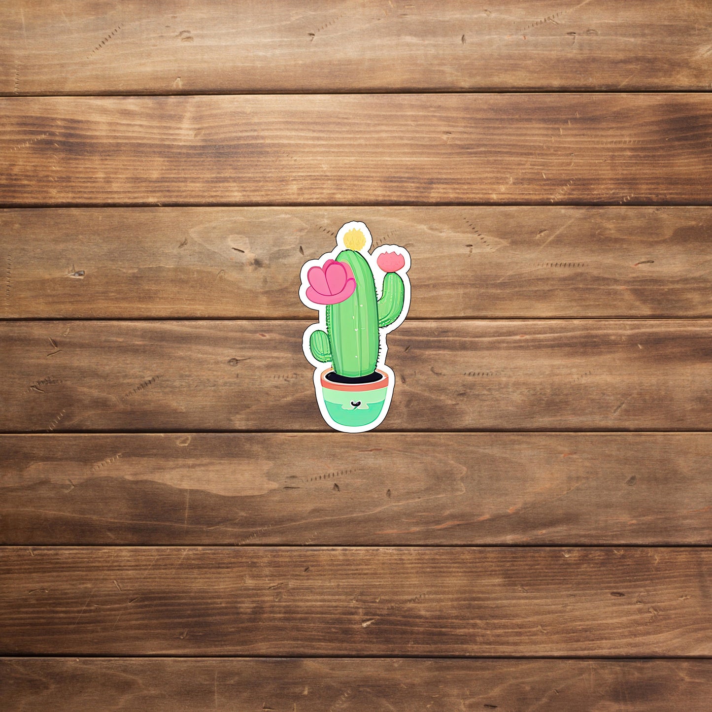 kawaii_cactus_sticker  Sticker