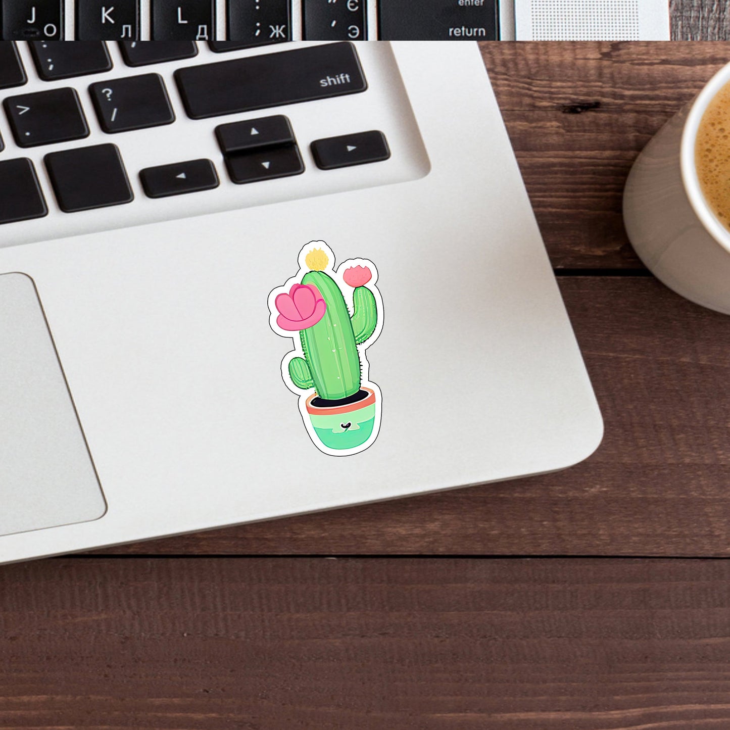 kawaii_cactus_sticker  Sticker