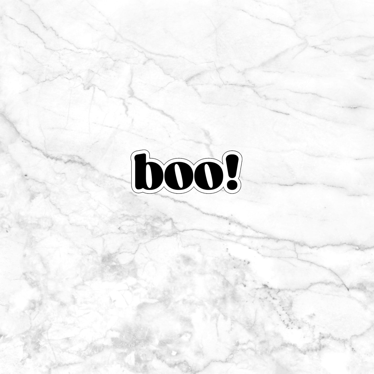 Halloween Stickers, BOO STICKER
