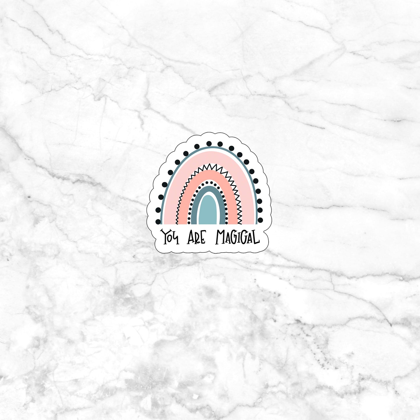Rainbow Set Sticker you are magical