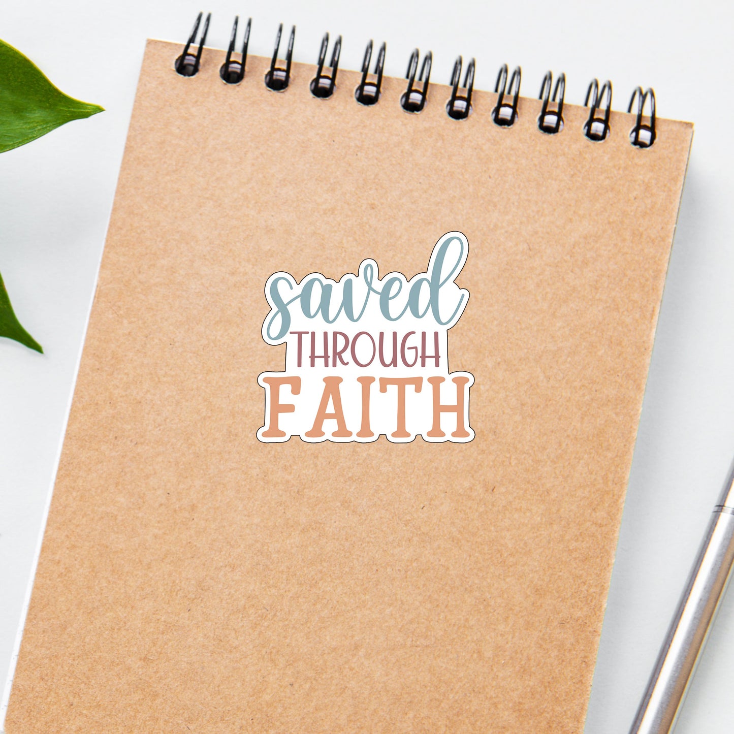saved through faith sticker