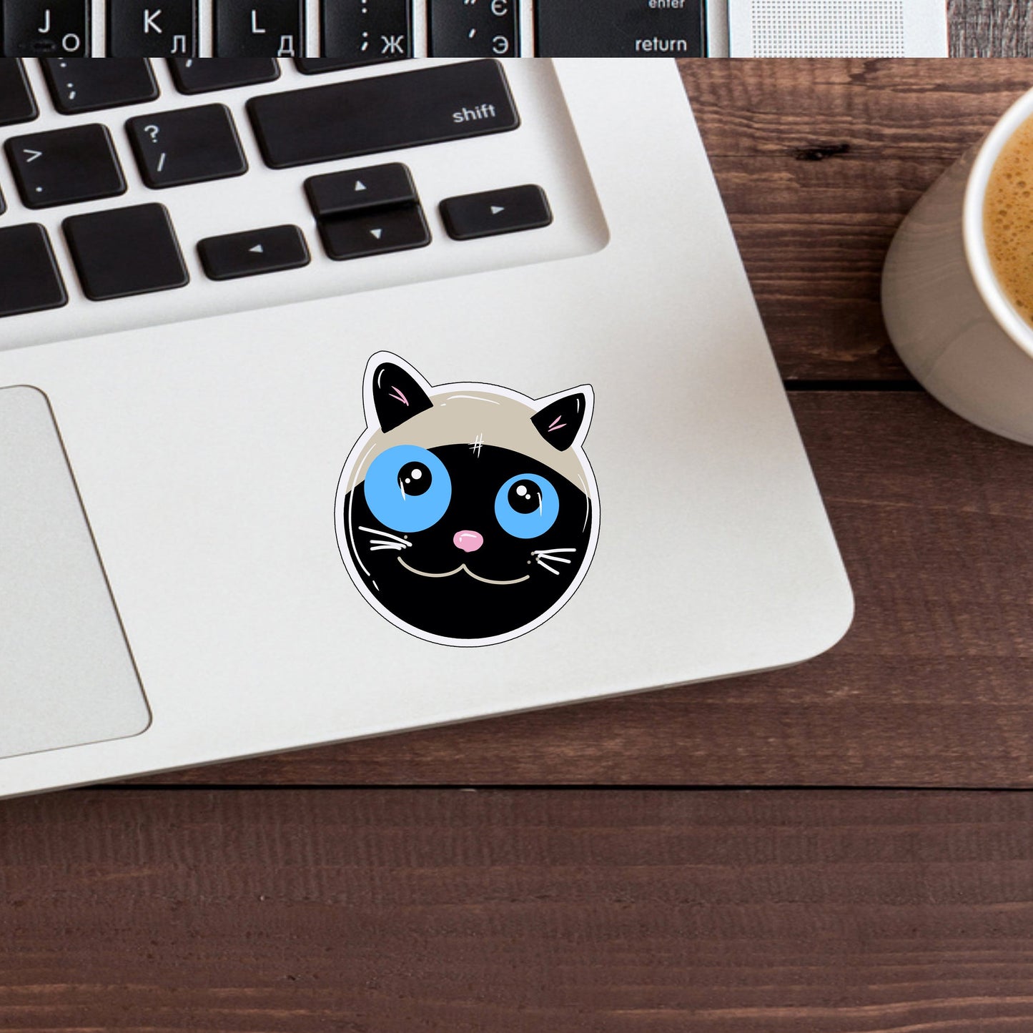 siamese Funny Cat Sticker