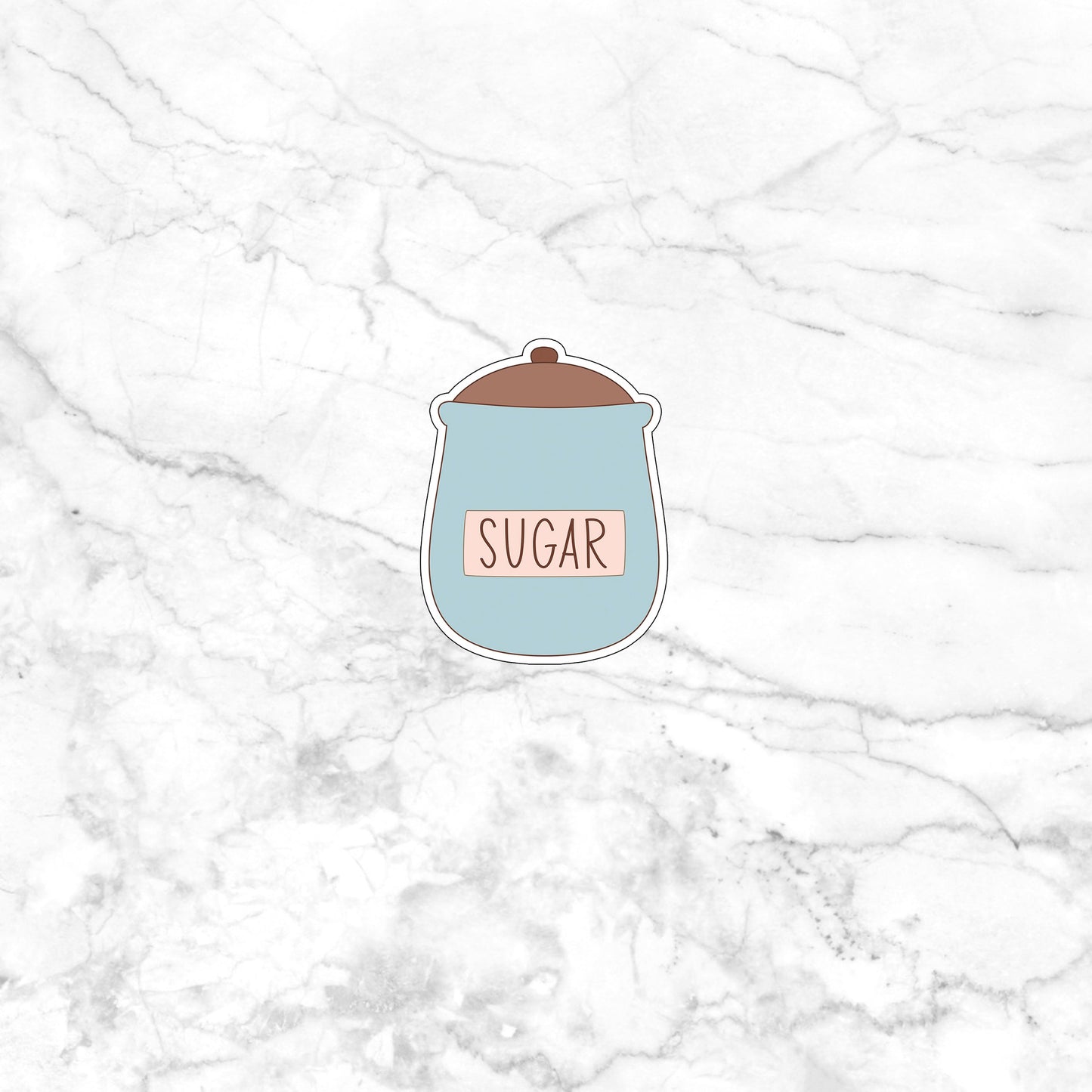 sugar sticker blue Stickers