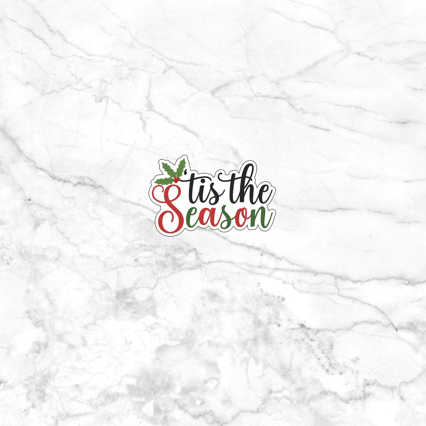 tis the season sticker Sticker