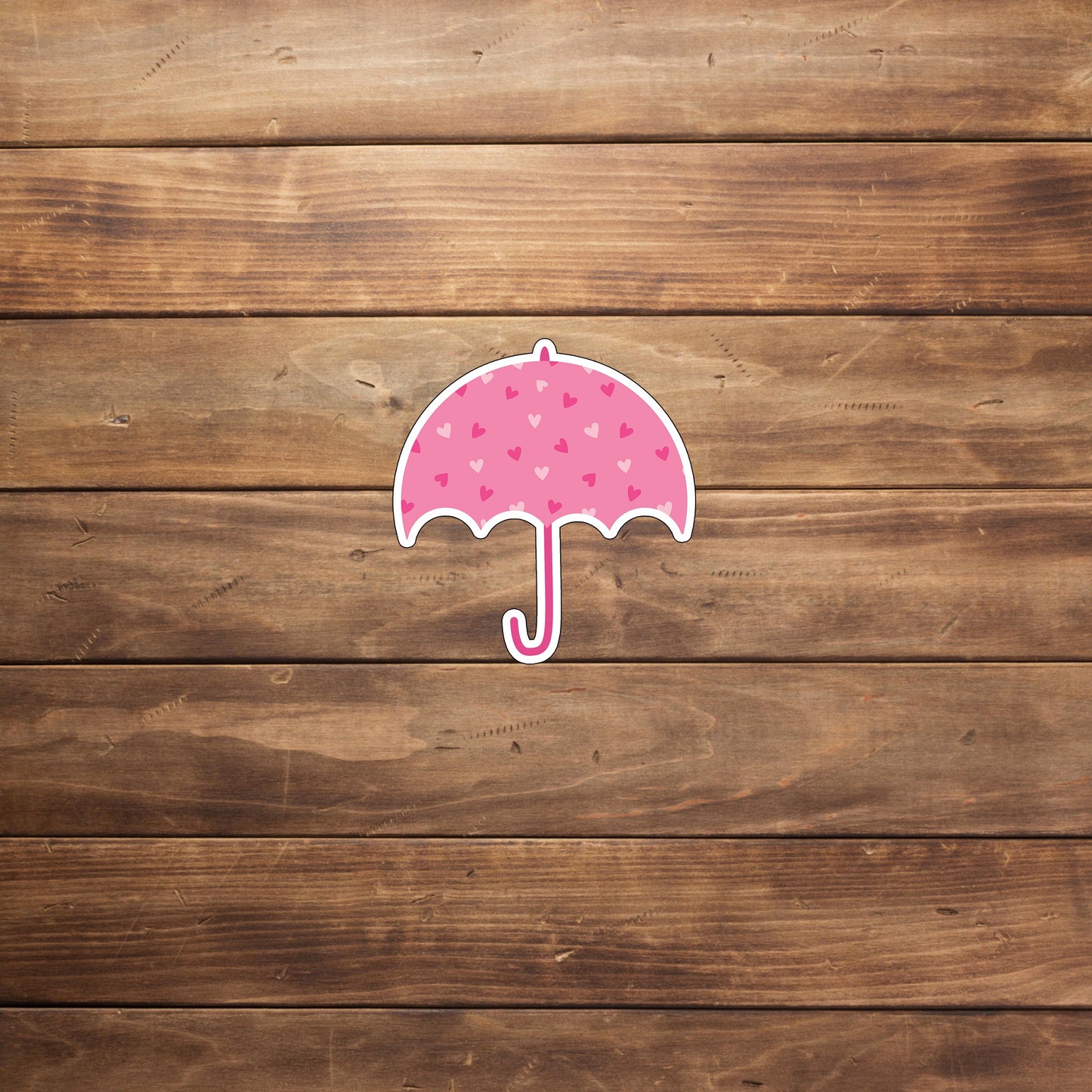 Pink Theme Stickers, umbrella sticker