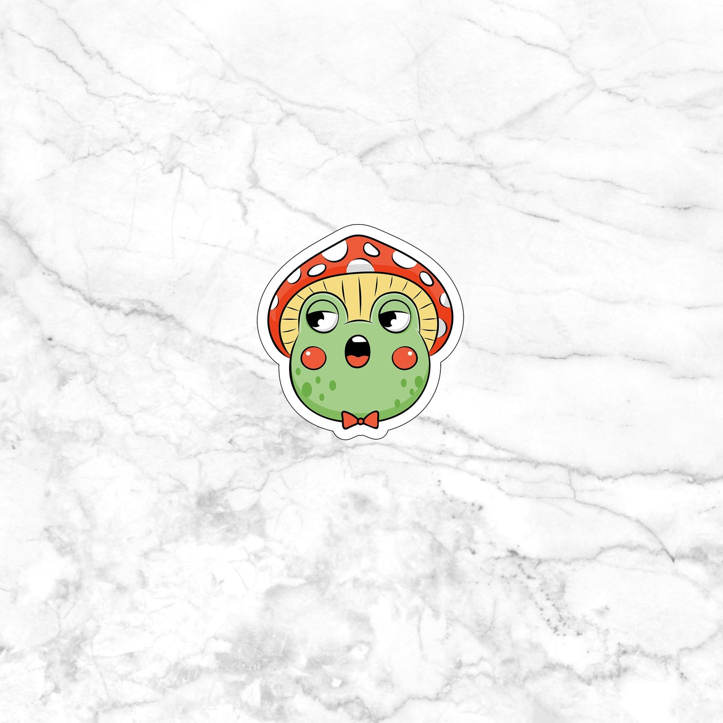 Frog Face sticker Stickers